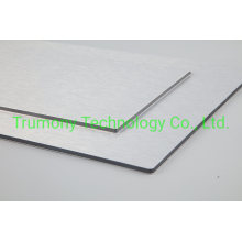 3mm 4 mm Silver Brush Interior & Exterior Wall Cladding Design Htb Advertisement Board ACP Panel Aluminium Composite Materials